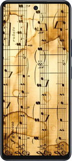 Силиконовый чехол Ноты для Infinix Hot 50 5G - 905u-3795 изображение 