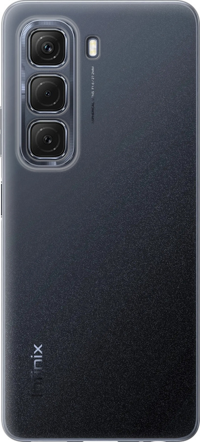 Силиконовый чехол Прозрачный для Infinix Hot 50 5G - 5636u-3795 изображение 