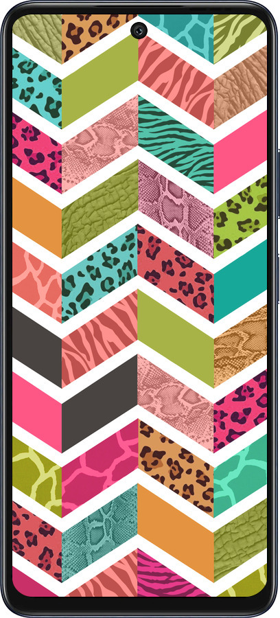 Силиконовый чехол Шеврон v3 для Infinix Hot 50 5G - 1058u-3795 изображение 