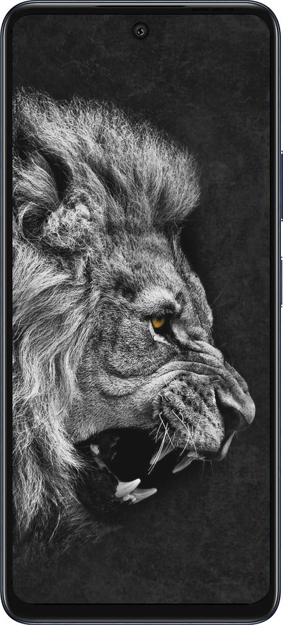 Силиконовый чехол Лев для Infinix Hot 50 5G - 1080u-3795 изображение 