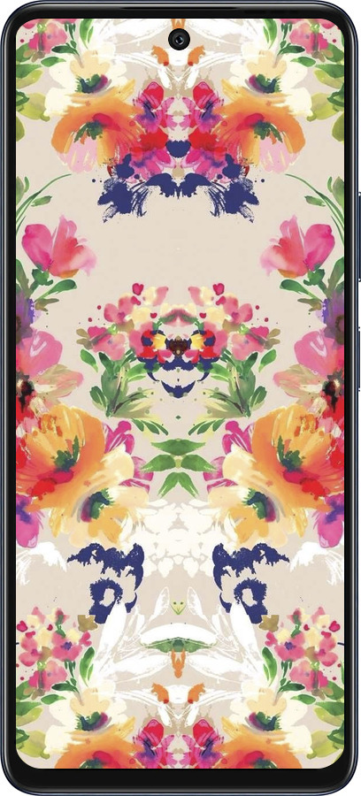 Силиконовый чехол Цветочный узор для Infinix Hot 50 5G - 1083u-3795 изображение 