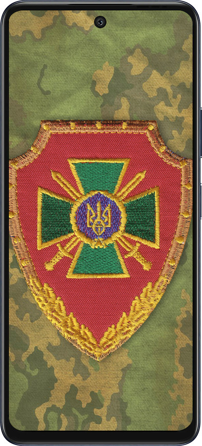 Силиконовый чехол Пограничная служба Украины для Infinix Hot 50 5G - 1091u-3795 изображение 