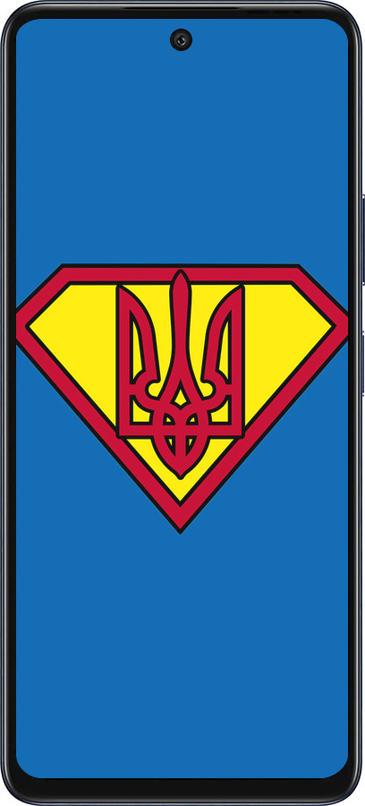 Силиконовый чехол Супер Тризуб для Infinix Hot 50 5G - 1164u-3795 изображение 