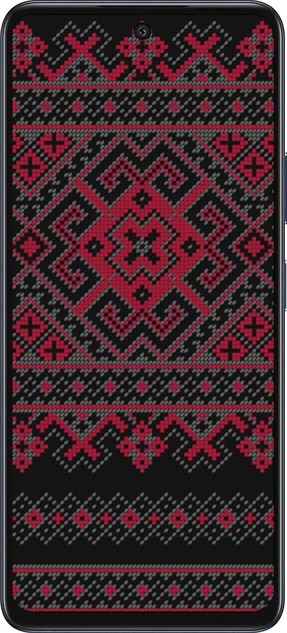 Силиконовый чехол Вышиванка 52 для Infinix Hot 50 5G - 1763u-3795 изображение 