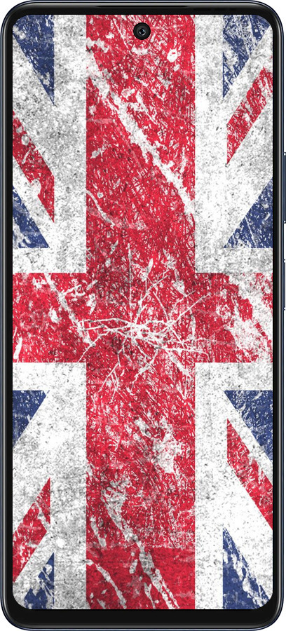 Силиконовый чехол Флаг Великобритании 1 для Infinix Hot 50 5G - 386u-3795 изображение 