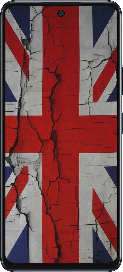 Силиконовый чехол Флаг Великобритании 2 для Infinix Hot 50 5G - 387u-3795 изображение 