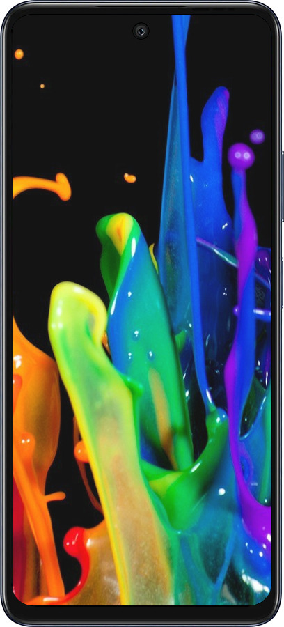 Силиконовый чехол брызги краски для Infinix Hot 50 5G - 3957u-3795 изображение 