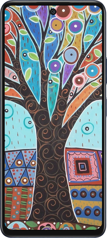 Силиконовый чехол Арт-дерево для Infinix Hot 50 5G - 4008u-3795 изображение 