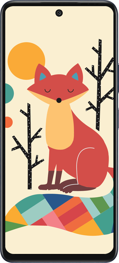 Силиконовый чехол Rainbow fox для Infinix Hot 50 5G - 4010u-3795 изображение 