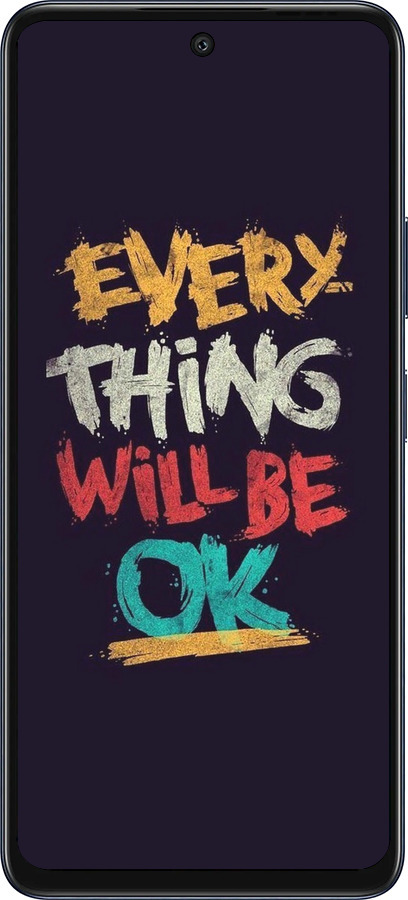 Силиконовый чехол Все будет хорошо для Infinix Hot 50 5G - 4068u-3795 изображение 