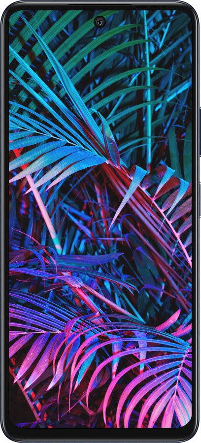 Силиконовый чехол Папоротник под ультрафиолетом для Infinix Hot 50 5G - 4069u-3795 изображение 