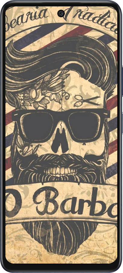 Силиконовый чехол Barber Shop для Infinix Hot 50 5G - 4097u-3795 изображение 