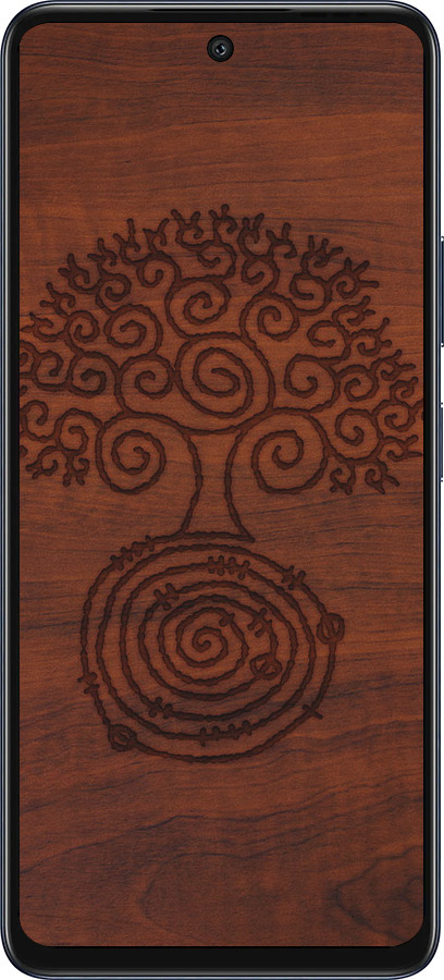 Силиконовый чехол Узор дерева для Infinix Hot 50 5G - 4119u-3795 изображение 