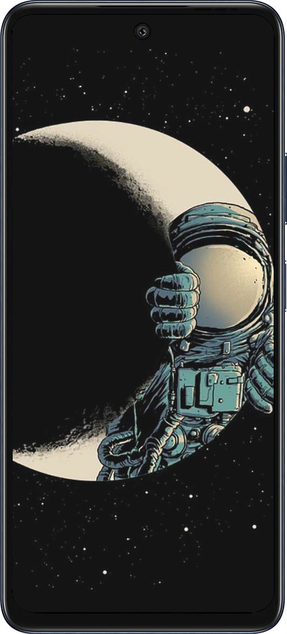 Силиконовый чехол Астронавт для Infinix Hot 50 5G - 4134u-3795 изображение 