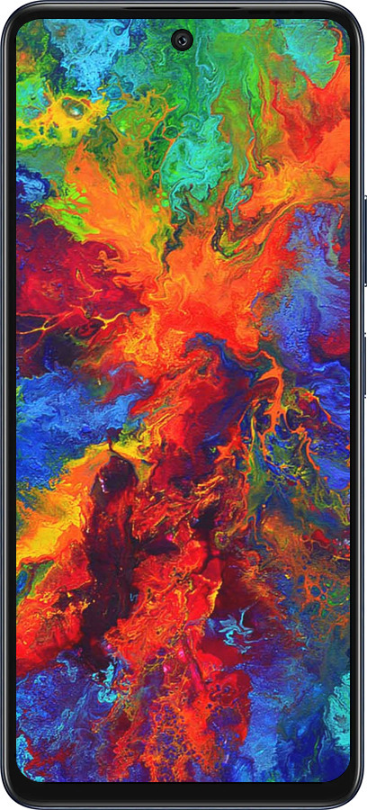 Силиконовый чехол Акварель на холсте для Infinix Hot 50 5G - 4150u-3795 изображение 