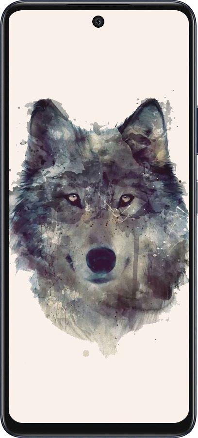 Силиконовый чехол Волк-арт для Infinix Hot 50 5G - 4163u-3795 изображение 