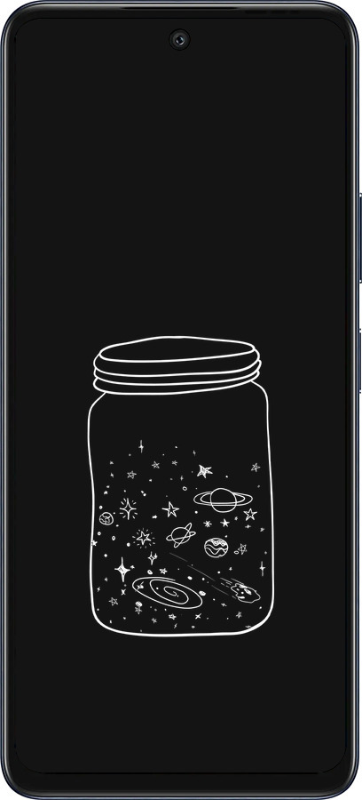 Силиконовый чехол Космос в банке для Infinix Hot 50 5G - 4297u-3795 изображение 