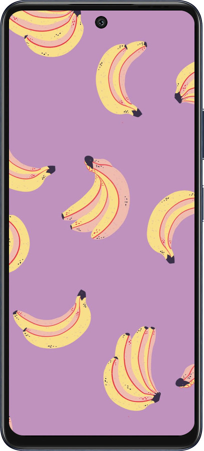 Силиконовый чехол Бананы для Infinix Hot 50 5G - 4312u-3795 изображение 