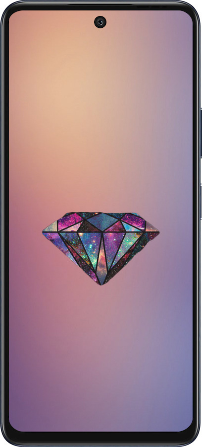 Силиконовый чехол Диамант для Infinix Hot 50 5G - 4352u-3795 изображение 