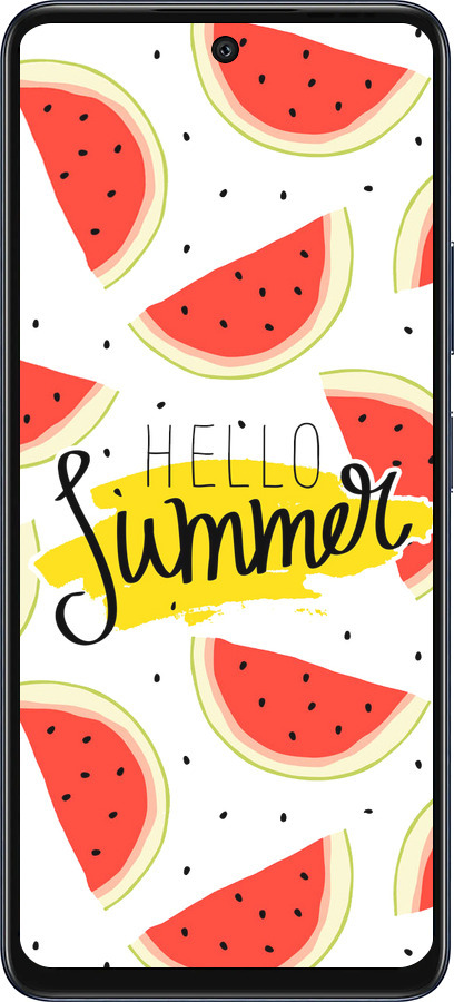 Силиконовый чехол Hello Summer для Infinix Hot 50 5G - 4356u-3795 изображение 