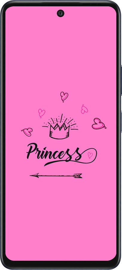 Силиконовый чехол Princess для Infinix Hot 50 5G - 4361u-3795 изображение 