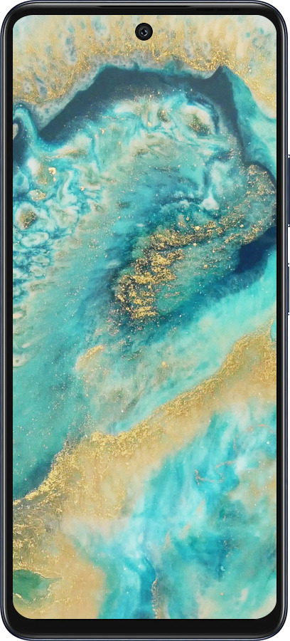 Силиконовый чехол Green marble для Infinix Hot 50 5G - 4365u-3795 изображение 