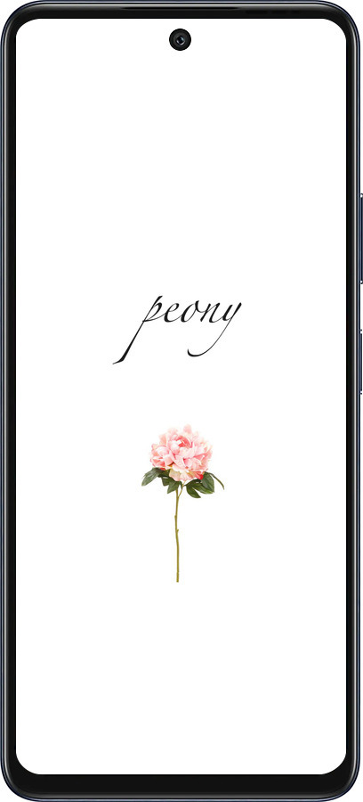 Силиконовый чехол Пион для Infinix Hot 50 5G - 4366u-3795 изображение 