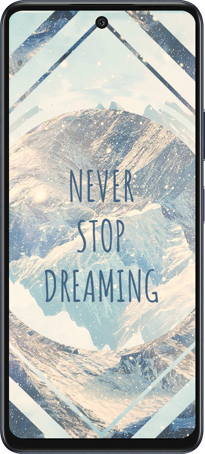 Силиконовый чехол Мечтать для Infinix Hot 50 5G - 4379u-3795 изображение 