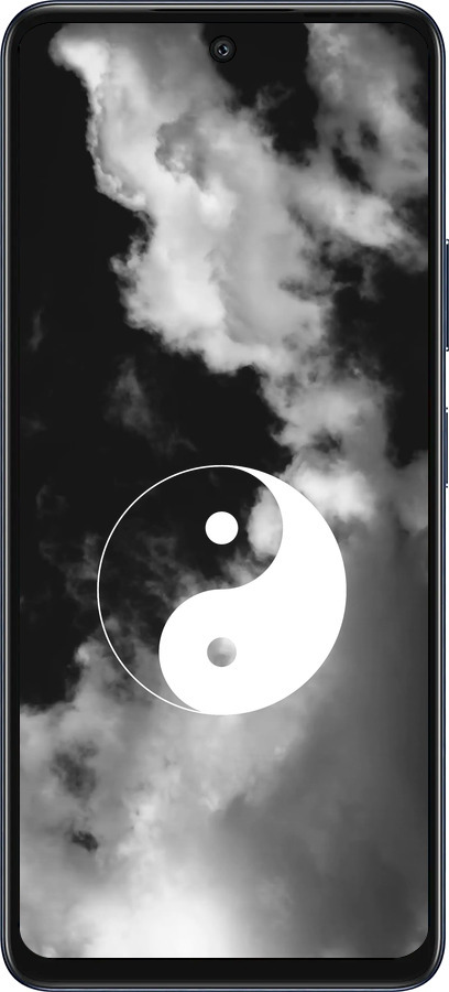 Силиконовый чехол Инь и Янь для Infinix Hot 50 5G - 4389u-3795 изображение 