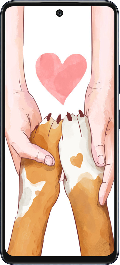 Силиконовый чехол Дружба для Infinix Hot 50 5G - 4410u-3795 изображение 