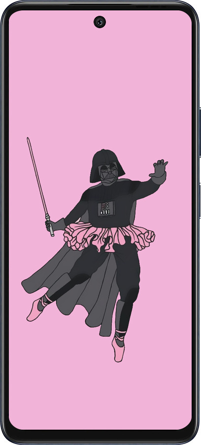 Силиконовый чехол Pink Wader для Infinix Hot 50 5G - 4456u-3795 изображение 