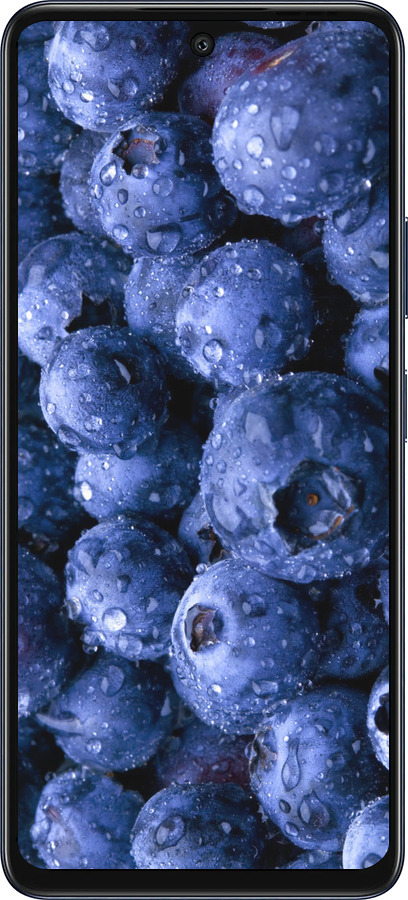 Силиконовый чехол Голубика для Infinix Hot 50 5G - 4459u-3795 изображение 