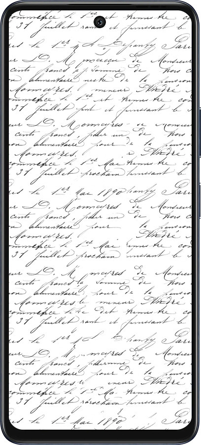 Силиконовый чехол Прописной шрифт для Infinix Hot 50 5G - 4475u-3795 изображение 