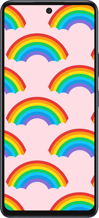 Силиконовый чехол Rainbows для Infinix Hot 50 5G - 4478u-3795 изображение 
