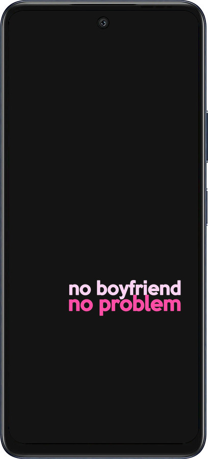 Силиконовый чехол no boyfriend no problem для Infinix Hot 50 5G - 4549u-3795 изображение 
