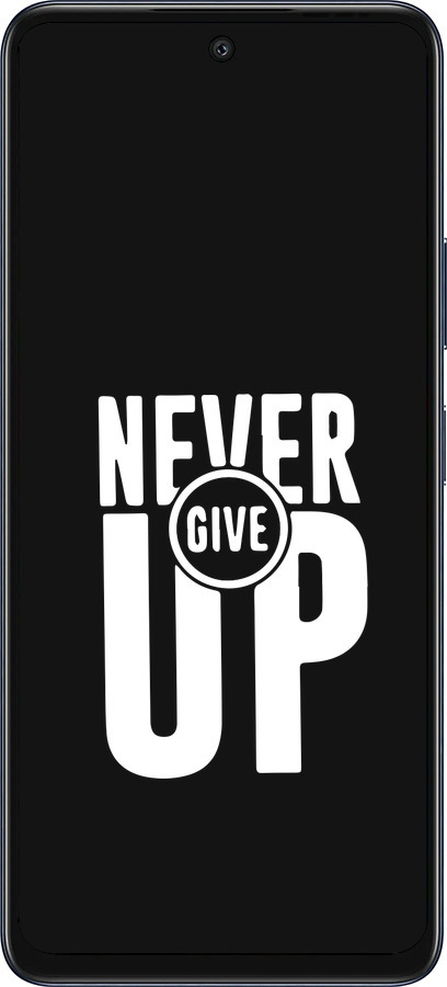 Силиконовый чехол Никогда не сдавайся для Infinix Hot 50 5G - 4572u-3795 изображение 
