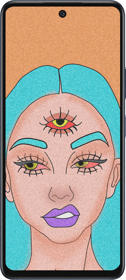 Силиконовый чехол Девушка рисунок для Infinix Hot 50 5G - 4576u-3795 изображение 