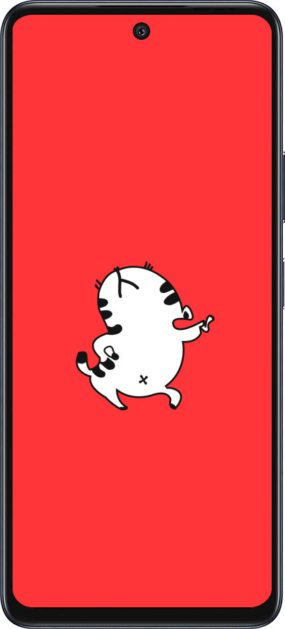 Силиконовый чехол Котик для Infinix Hot 50 5G - 4577u-3795 изображение 