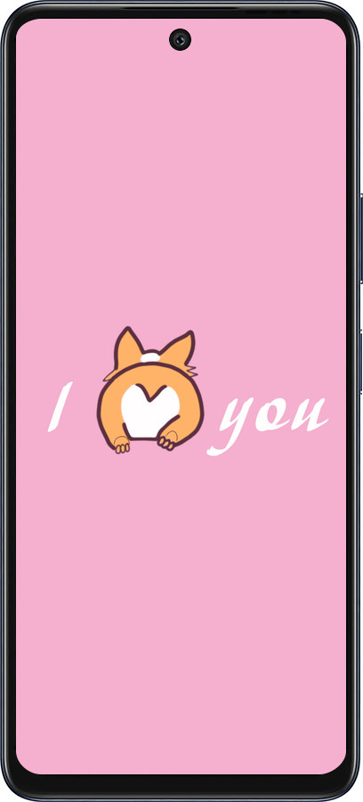 Силиконовый чехол Люблю1 для Infinix Hot 50 5G - 4587u-3795 изображение 