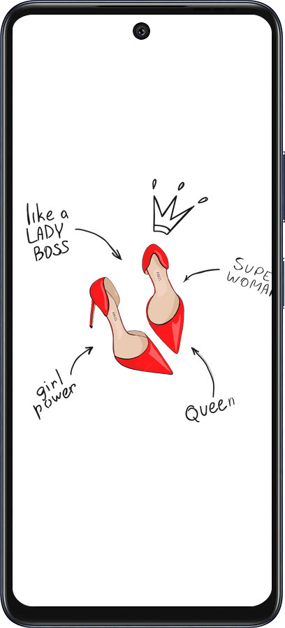 Силиконовый чехол Женщина для Infinix Hot 50 5G - 4599u-3795 изображение 