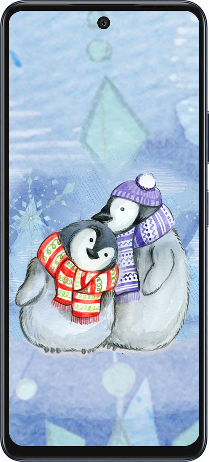 Силиконовый чехол Новогодний 5 для Infinix Hot 50 5G - 4618u-3795 изображение 