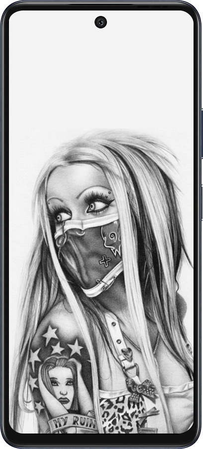 Силиконовый чехол Biohazard  8 для Infinix Hot 50 5G - 4824u-3795 изображение 