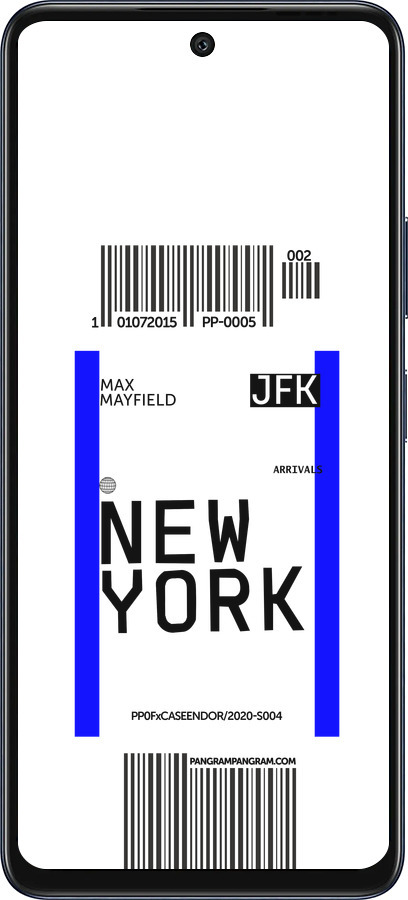 Силиконовый чехол New York для Infinix Hot 50 5G - 4861u-3795 изображение 