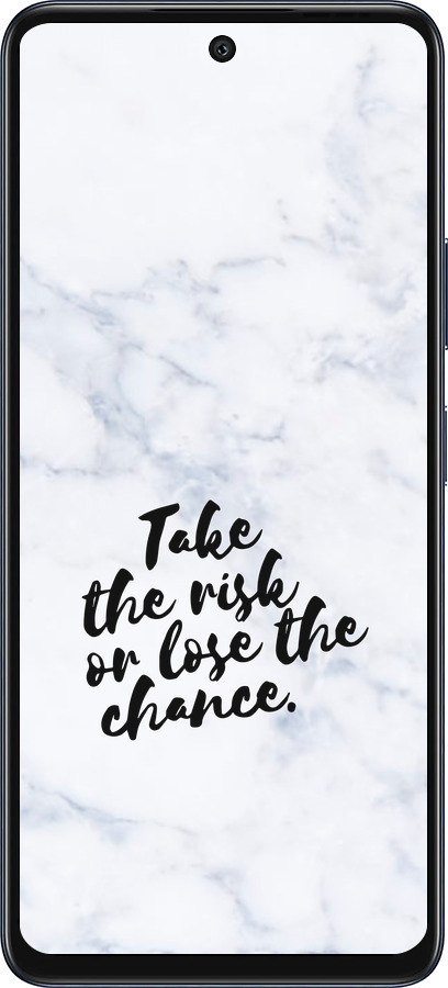 Силиконовый чехол Рискнуть или потерять шанс для Infinix Hot 50 5G - 4866u-3795 изображение 