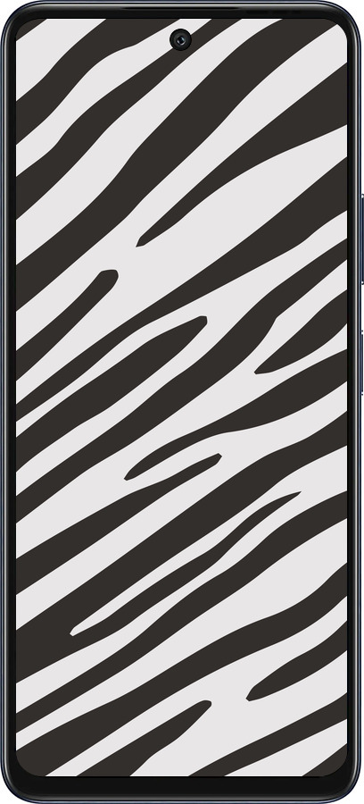 Силиконовый чехол Классическая зебра для Infinix Hot 50 5G - 4874u-3795 изображение 