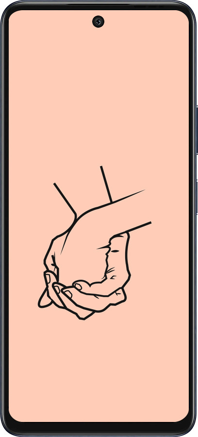 Силиконовый чехол Руки для Infinix Hot 50 5G - 4896u-3795 изображение 