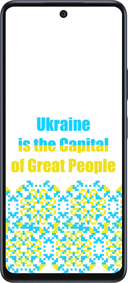 Силиконовый чехол Ukraine для Infinix Hot 50 5G - 5283u-3795 изображение 