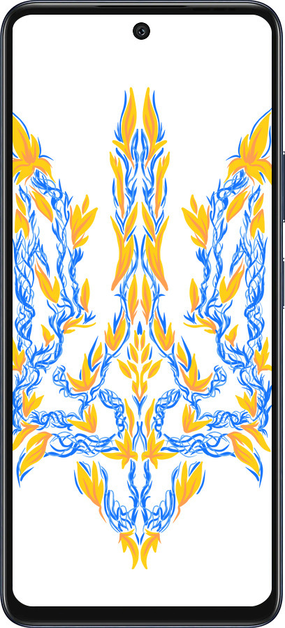 Силиконовый чехол Герб Украины v3 для Infinix Hot 50 5G - 5313u-3795 изображение 