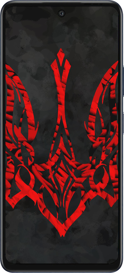 Силиконовый чехол Герб Украины v4 для Infinix Hot 50 5G - 5319u-3795 изображение 