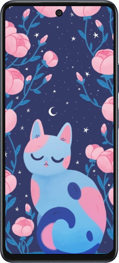 Силиконовый чехол № 5409 для Infinix Hot 50 5G - 5409u-3795 изображение 